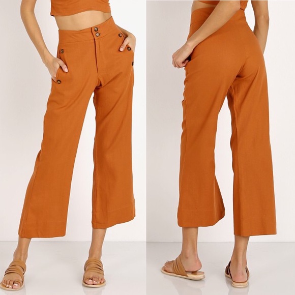 Jen's Pirate Booty Pants - Jen’s Pirate Booty Gwen Pant in Sunburn Linen